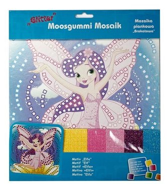 Mozaika piankowa brokatowa Elf
