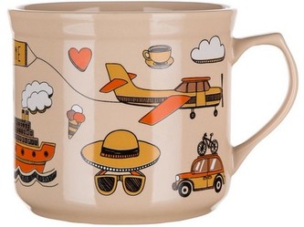 hrnek vařák 700ml TRAVEL keramický