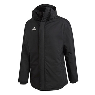 Adidas JKT18 STD PARKA BLACK/WHITE | L SS18, BQ6594, L