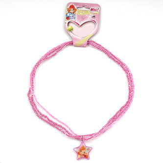 Náhrdelník Winx Club Náhrdelník 06 Bloom růžová
