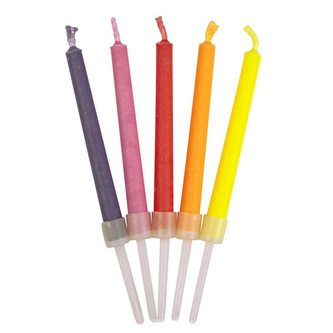 Trend Haus Farbflammen-Kerzen