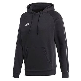 Adidas CORE18 HOODY BLACK/WHITE | M SS18