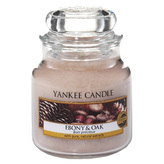 Svíčka ve skleněné dóze Yankee Candle Eben a dub, 104 g