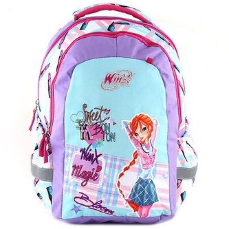 Winx Club Školní batoh Target Winx Magic, zeleno/fialový