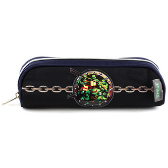 Target Školní penál bez náplně TMNT černo/modrý, s motivem želvy Ninja