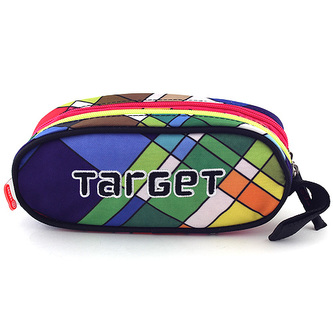Školní penál Target Sytě barevné obdélníky