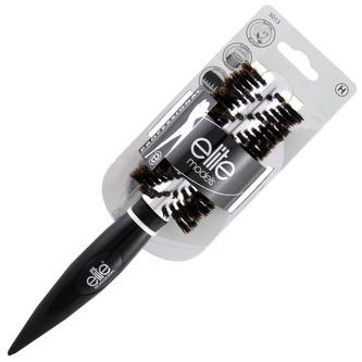 Kartáč foukací Elite Models přírodní štětiny, průměr 23mm, černý