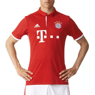 Dres Adidas FC Bayern Mnichov 2016/2017 - Domácí | Červená | L