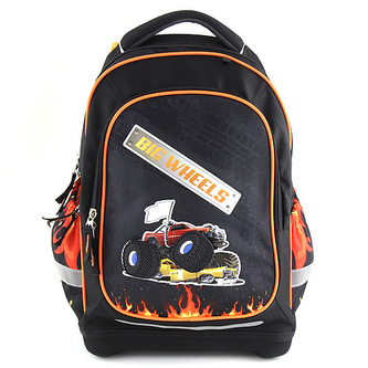 Školní batoh Target Big Wheels, barva černá