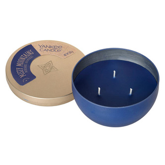 Svíčka v plechové misce Yankee Candle Mlžné hory, 255 g