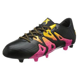 Adidas X 15.3 FG/AG FOOTBALL | MENS | LOW TOP | CBLACK/SHOPIN/SOGOLD | 10