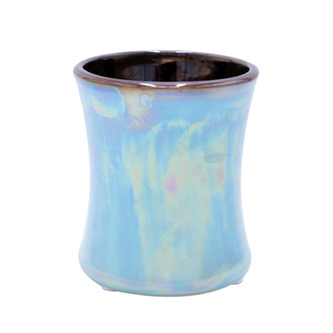 Svíčka keramická oválná váza WoodWick Fíkový list a tuberóza, 133.2 g