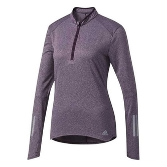 RS LS ZIP TEE W REDNIT L FW17_adidas