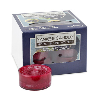 Svíčky čajové Yankee Candle Borůvkový Cheesecake, 12 ks