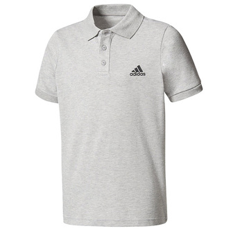 YB BASE POLO MGREYH/BLACK 176 FW17_adidas