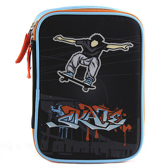 Školní penál Target Skate, barva černá