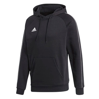 Adidas CORE18 HOODY BLACK/WHITE | L SS18, CE9068, L