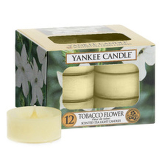 Svíčky čajové Yankee Candle Tabákový květ, 12 ks