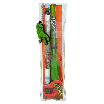 Sada tužek Dino World 2 ks, s gumou