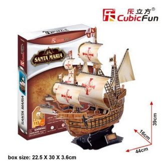 Puzzle 3D Santa Maria/113 dílků