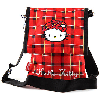 Kabelka přes rameno Hello Kitty červeno-černá