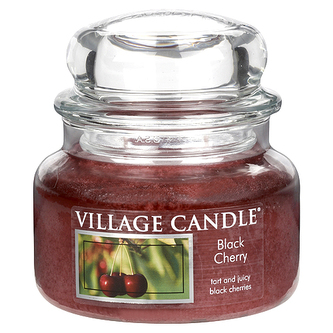Svíčka ve skleněné dóze Village Candle Černá třešeň, 312 g