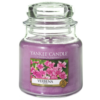 Svíčka ve skleněné dóze Yankee Candle Verbena, 410 g