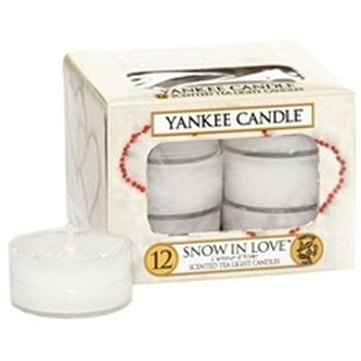 Svíčky čajové Yankee Candle Zamilovaný sníh,   12 ks