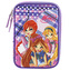 Školní penál s náplní Target Winx Club, barva fialovo/růžová