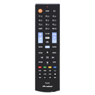 Dálkový ovladač Meliconi 808005 univerzální, pro Samsung, baterie AAA