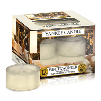 Svíčky čajové Yankee Candle Zimní zázrak, 12 ks