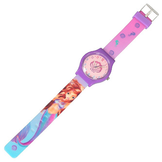 Hodinky Top Model ASST Mořská panna, silikonový pásek, fialové