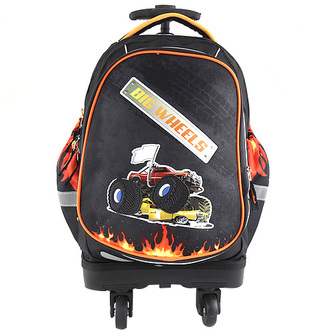 Školní batoh trolley Target Big Wheels, barva černá