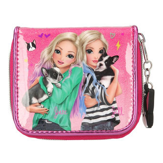 Peněženka Top Model June a Jill, růžová s glitry
