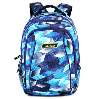 Školní batoh 2v1 Target Modrý se vzorem