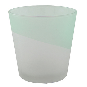 Svícen Yankee Candle Skleněný, aqua, na votivní svíčku