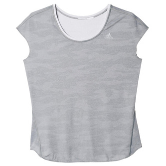 Adidas RUN REV SS T RUNNING | T-SHIRT (SHORT SLEEVE) | GREY/WHITE | 36