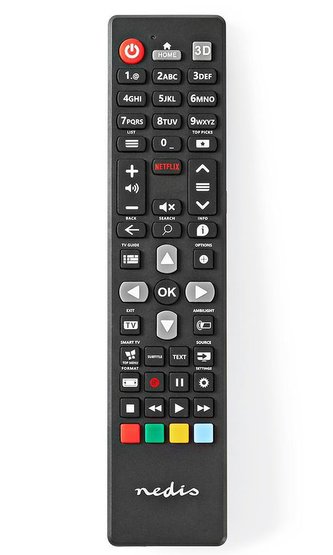 NEDIS předprogramovaný dálkový ovladač kompatibilní se všemi televizory Philips