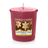 Svíčka ve skleněné dóze Yankee Candle Zářivá hvězda, 104 g