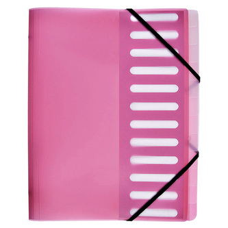 Třídící kniha Idena červená, 12dělících listů