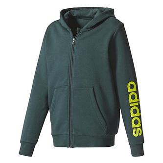 YB LIN FZ HOOD GRNNIT/SESOYE 116 FW17_adidas