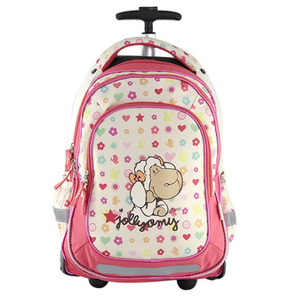 Školní batoh trolley Nici motiv barevných vzorů