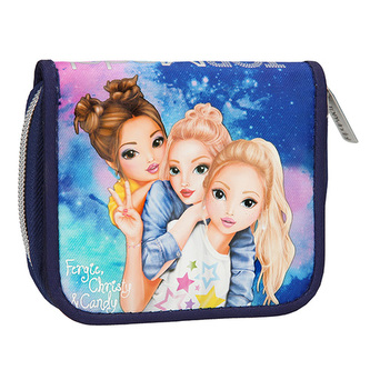 Peněženka Top Model Fergie, Christy a Candy, modrá