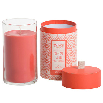 Svíčka ve skleněném válci Yankee Candle Tropická džungle, 340 g