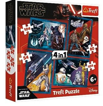 Puzzle 4w1 Poczuj moc TREFL