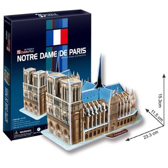 Puzzle 3D Notre Dame - 40 dílků