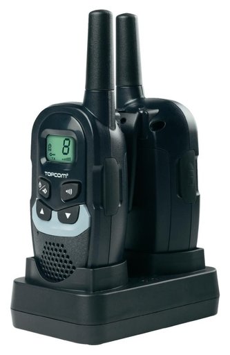 TOPCOM Twintalker RC-6411, dosah 6 km, vysílačky, Duo nabíječka