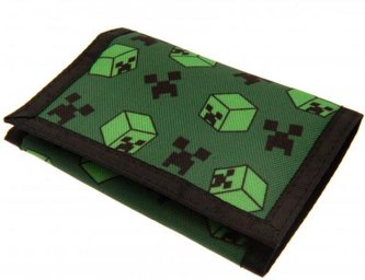 Rozkládací peněženka Minecraft: Creeper (13 x 10 cm)