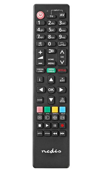 NEDIS předprogramovaný dálkový ovladač kompatibilní se všemi televizory Panasonic