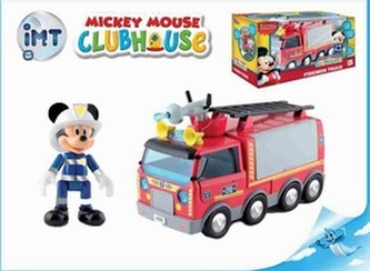 Mickey Mouse hasičské vozidlo 24cm